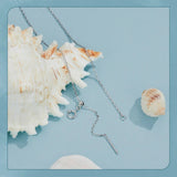 925 Sterling Silver Conch Layered Pendant Necklace Multilayer Stylish Choker Necklace for Women Ocean Series Jewelry