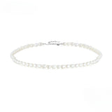 925 Sterling Silver Natural Pearl Necklace Irregular Fresh Water Pearl Neck Chain for Women Elegent Fine Jewelry