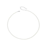 Pearl Necklace for Women Shell Pearl Beaded Necklace, 925 Sterling Silver Australian South Sea Pearl Necklace Jewelry