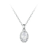 Carat Moissanite Pendant Necklace For Women High Quality 925 Sterling Silver Dazzling Wedding Party Bridal Jewelry