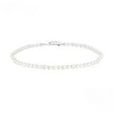 925 Sterling Silver Natural Pearl Necklace Irregular Fresh Water Pearl Neck Chain for Women Elegent Fine Jewelry