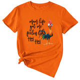 T-Shirt mit Aufschrift „Mom Life got Me“, lustiges Muster, kurzärmelig