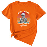 Désolé, je suis dans mon t-shirt décontracté à manches courtes imprimé à motif amusant