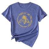 T-Shirt mit Aufdruck „Bee Protect The Pollinators“