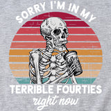 Désolé, je suis dans mon t-shirt décontracté à manches courtes imprimé à motif amusant