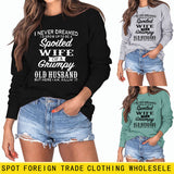 JE N'AI JAMAIS RÊVÉ SWEAT-SHIRT AMPLE COL ROND À MANCHES LONGUES POUR FEMME
