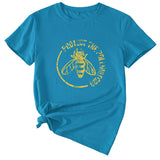 T-Shirt mit Aufdruck „Bee Protect The Pollinators“
