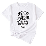 Women's Oh Sip It ist ein kurzärmliges T-Shirt für Mädchen