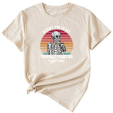 Désolé, je suis dans mon t-shirt décontracté à manches courtes imprimé à motif amusant