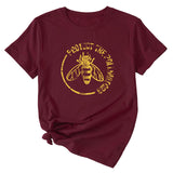 T-Shirt mit Aufdruck „Bee Protect The Pollinators“