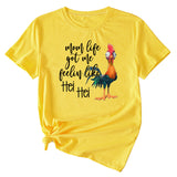 T-Shirt mit Aufschrift „Mom Life got Me“, lustiges Muster, kurzärmelig