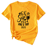 Women's Oh Sip It ist ein kurzärmliges T-Shirt für Mädchen