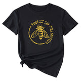 T-Shirt mit Aufdruck „Bee Protect The Pollinators“