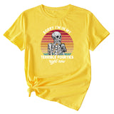 Désolé, je suis dans mon t-shirt décontracté à manches courtes imprimé à motif amusant