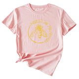 T-Shirt mit Aufdruck „Bee Protect The Pollinators“