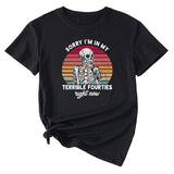 Désolé, je suis dans mon t-shirt décontracté à manches courtes imprimé à motif amusant