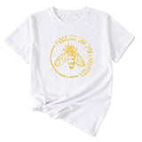 T-Shirt mit Aufdruck „Bee Protect The Pollinators“