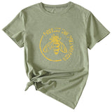 T-Shirt mit Aufdruck „Bee Protect The Pollinators“