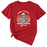 Désolé, je suis dans mon t-shirt décontracté à manches courtes imprimé à motif amusant