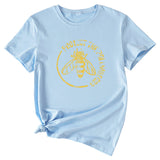 T-Shirt mit Aufdruck „Bee Protect The Pollinators“