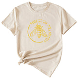 T-Shirt mit Aufdruck „Bee Protect The Pollinators“