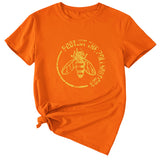 T-Shirt mit Aufdruck „Bee Protect The Pollinators“