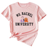 T-shirt à manches courtes graphique amusant MS RACHEL University