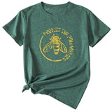 T-Shirt mit Aufdruck „Bee Protect The Pollinators“