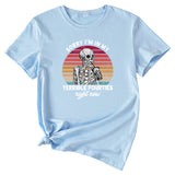 Désolé, je suis dans mon t-shirt décontracté à manches courtes imprimé à motif amusant