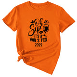 Women's Oh Sip It ist ein kurzärmliges T-Shirt für Mädchen