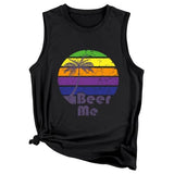Women Beer Me Tank Tops