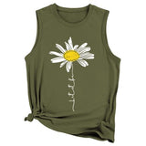 Let It Be Daisy Tank Damen Daisy Vintage Grafik Shirt