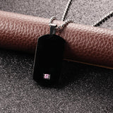couples pendant necklace couples jewelry id name necklace