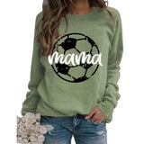 Sweat-shirt de football pour femmes, hauts graphiques de saison de football