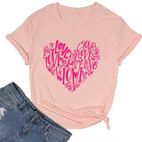 Women Love Shirt Valentines Day Gift T-Shirt