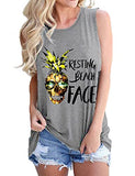Damen Tank Top mit Ananas-Print