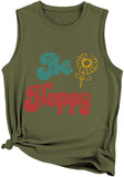 T-Shirt tournesol pour femmes, t-shirt graphique de bonheur inspirant