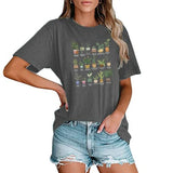 Frauen Pflanze Mama Geschenk T-Shirt Blume Mädchen Tees