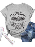 Pflanzentherapie-Shirt Ich bin ein Pflanzensüchtiger auf dem Weg zur Genesung T-Shirt