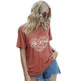 Frauen seien Sie freundlich Sprachen T-Shirt Freundlichkeit Shirt