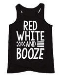 Red White and Booze Tank Top Fourth of July Shirt