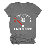 I Need Beer Tee Shirt Drinking Beer ShirtFunny Beer Shirt for Women