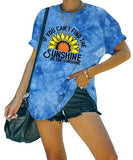 Women Be The Sunshine Tees If You Can't Find The Sunshine Be The Sunshine Tie Dye T-Shirt