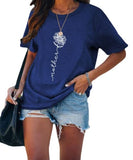 Mother Daisy Shirt Women Daisy Botanical Mama T-Shirt