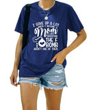 Femmes drôle nouvelle maman chemise f-bomb maman t-shirts