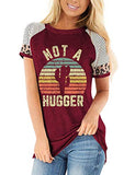 Women Not A Hugger T-Shirt Cactus Shirt