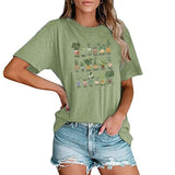 Frauen Pflanze Mama Geschenk T-Shirt Blume Mädchen Tees