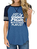 T-shirt Femme Juste une bonne maman avec une liste de lecture à capuche