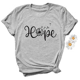 Women Hope T-Shirt Graphic Shirt