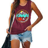 Damen Tank Top „I Hate People Happy Camper“ Camping-Shirt für Frauen